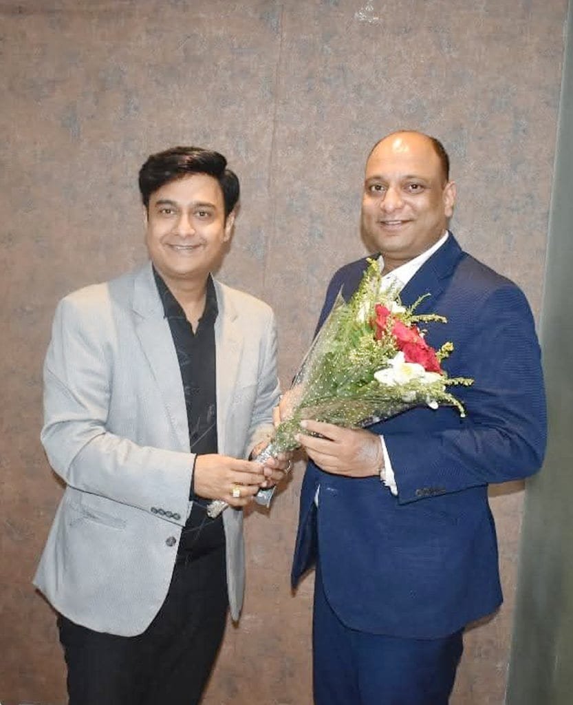 Ashish Paliwal with Mr. Nishant Srivastava, CEO, Mass Affluent Business of Torus Wealth